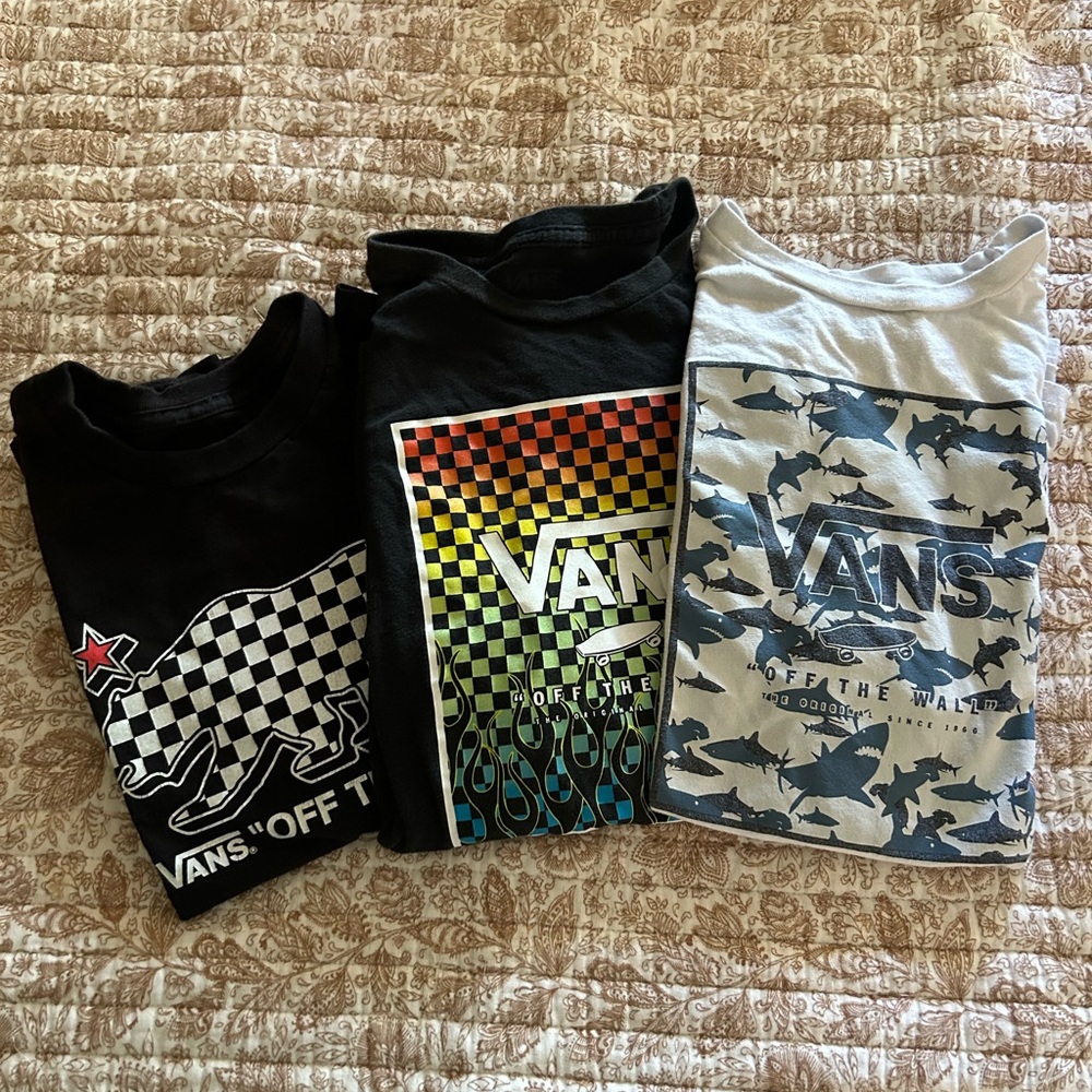 (3) VANS XL Youth Shirt Bundles